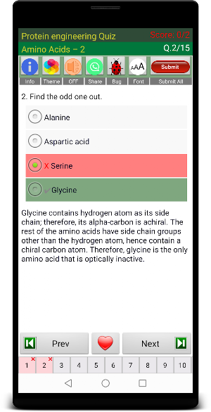 Protein Engineering Quiz Screenshot 2