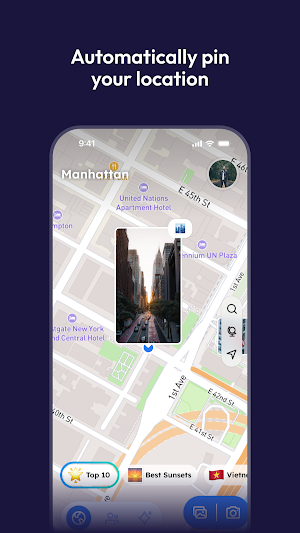 mapnow - moments on a map Screenshot 1