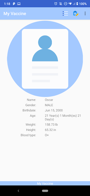 My Vaccine Screenshot 0