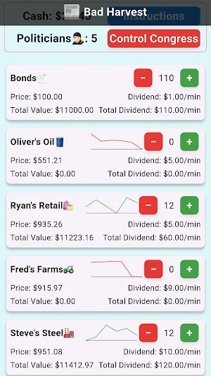 Insider Trading Simulator Screenshot 2