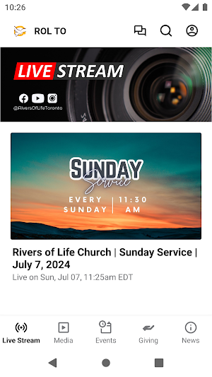 Rivers of Life Church Toronto Screenshot 0
