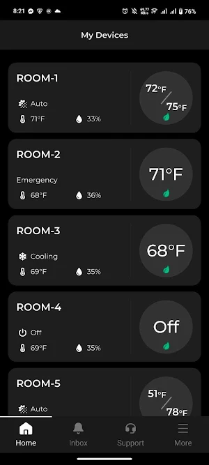 RCI HVAC Screenshot 2