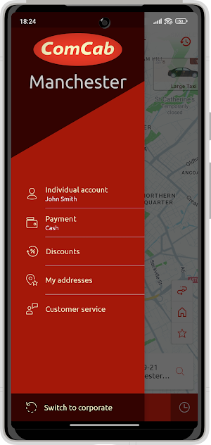 ComCab Manchester (ManTax) Screenshot 1