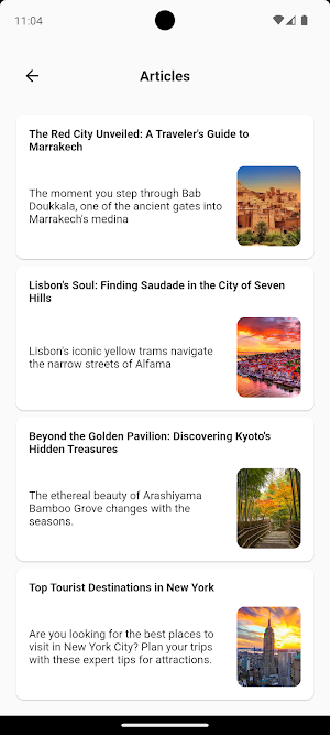 Getaway: Tours & Events Screenshot 1