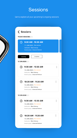 Sporfy Classes Screenshot 2