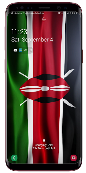 Kenya Flag Live Wallpaper Screenshot 3