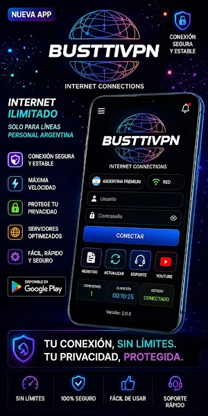Bustti VPN Screenshot 2