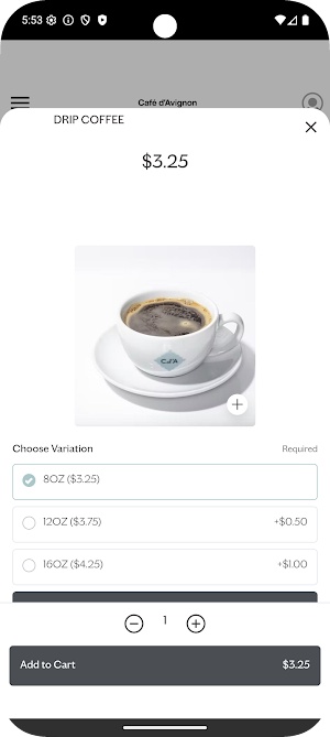 Cafe d'Avignon Screenshot 1