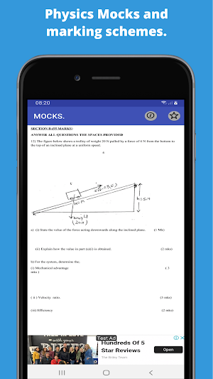 Physics; mocks papers. Screenshot 3