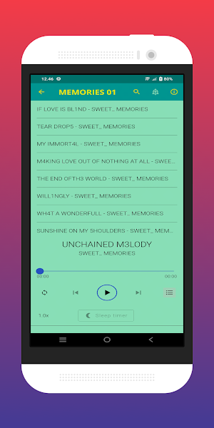 Sweet Memories Songs Vol 02 Screenshot 1