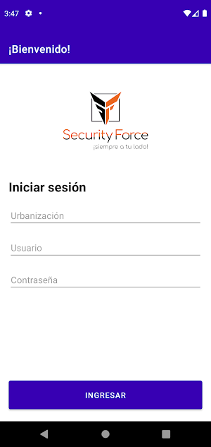 Security Force Administradores Screenshot 0
