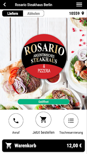 Rosario Steakhaus Berlin Screenshot 0