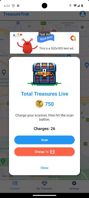 TreasureTrak Screenshot 1