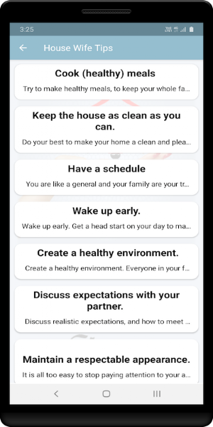 House wife tips Screenshot 1