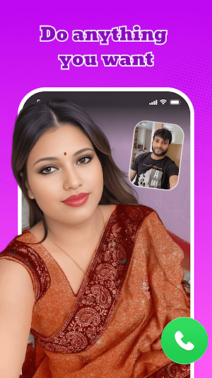 Video Call Desi Girls:Yola Pro Screenshot 1
