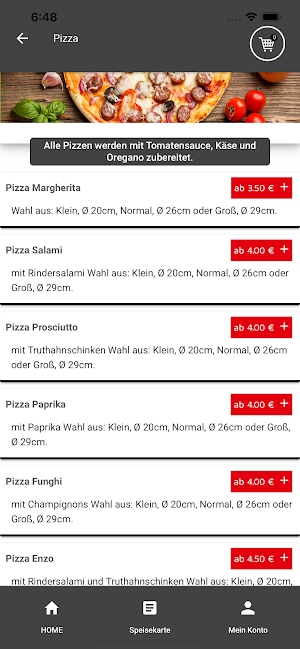 Pizza Center Gelsenkirchen Screenshot 2