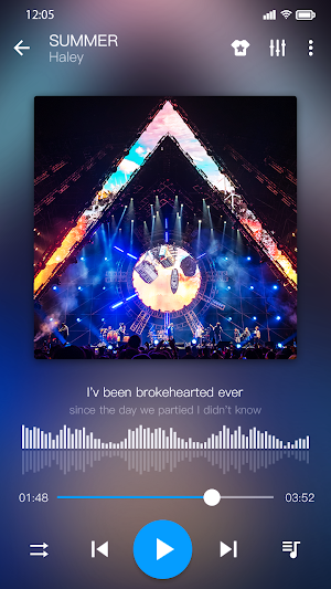Music Player - Colorful Themes & Equalizer Screenshot 1