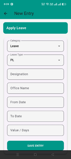 E-Service Book Screenshot 1