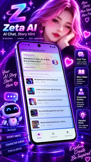 Zeta AI: AI Chat, Story Hint Screenshot 1