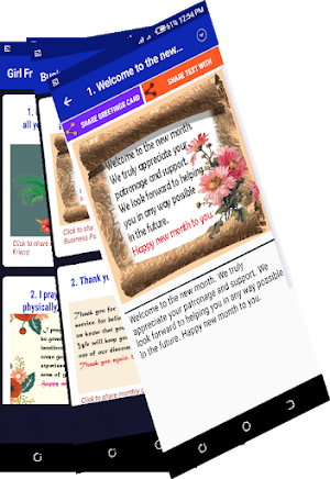 New Month Greeting cards & Wish Images Maker Screenshot 2