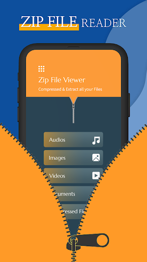 Zip File Reader - Extractor Screenshot 1