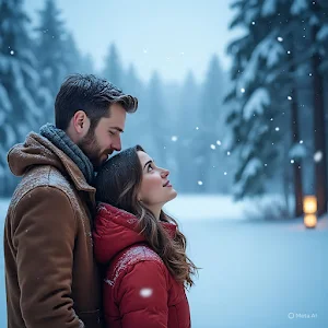 Winter Love Wallpaper Screenshot 3