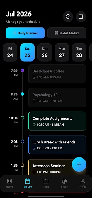 Studix: Study Planner & Focus Screenshot 2