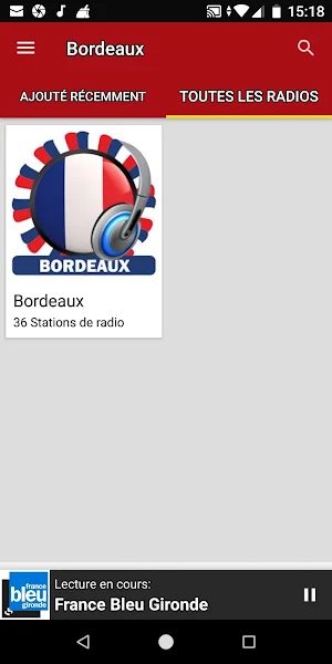 Radios de Bordeaux - France Screenshot 3