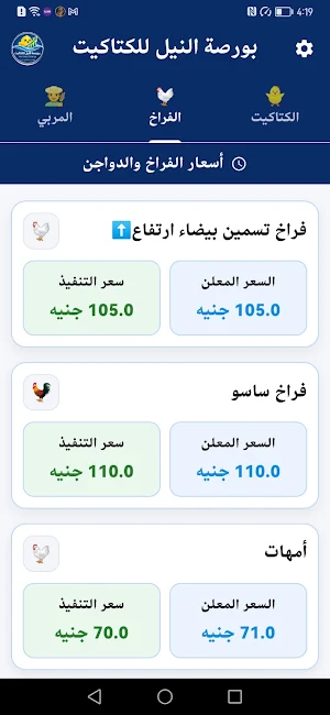 بورصه النيل للكتاكيت Screenshot 3