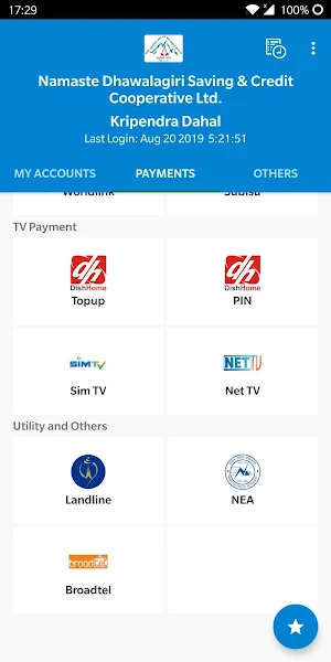 Namaste Dhawalagiri Smart Bank Screenshot 2