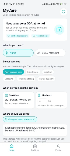 MyCare Screenshot 1
