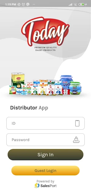 Today Distributor App Screenshot 0