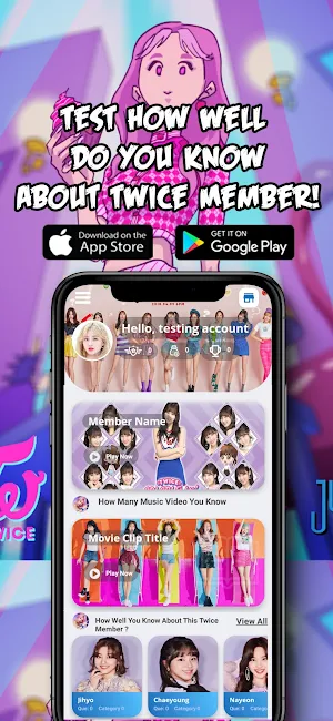 TWICE Quiz Screenshot 0
