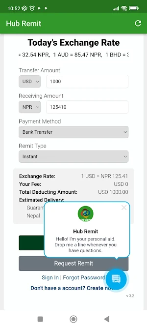 Hub Remit Screenshot 0