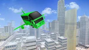 Aero Bus Robot Flying Game screenshot 7