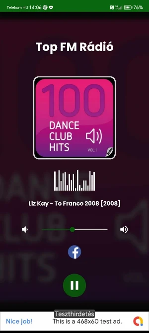 TOP FM rádió Screenshot 2