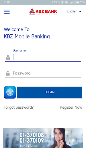 KBZ Mobile Banking Screenshot 1
