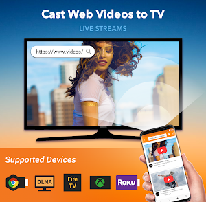 Cast to TV: Chromecast, Roku, Fire TV, Xbox, IPTV Screenshot 0