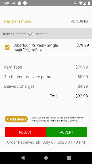 AppsRhino Alcohol Store Screenshot 0