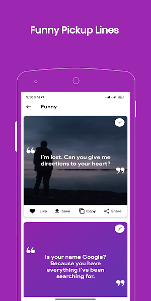 Pickup Lines - Flirt Messages Screenshot 3