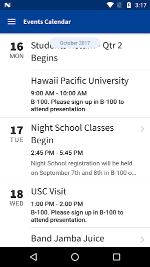 Maui High School Screenshot 1