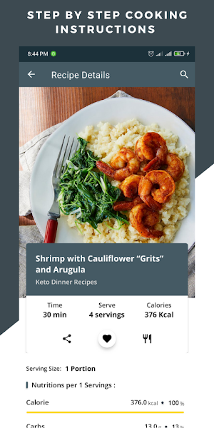 Keto Diet Recipes: Ketogenic Diet Recipe App Free Screenshot 2
