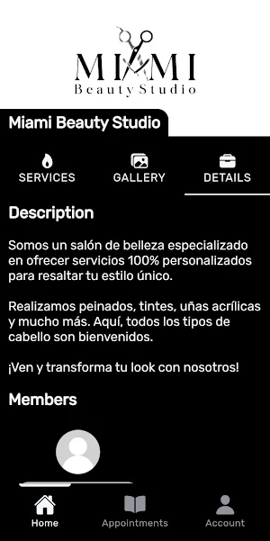 Miami Beauty Studio Screenshot 2