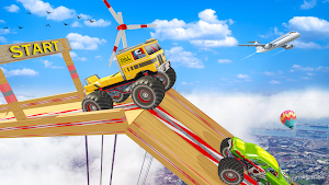 Monster Truck Impossible Tracks Racing- Stunt Game Screenshot 2