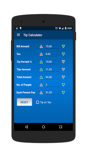 Tip Calculator Screenshot 1