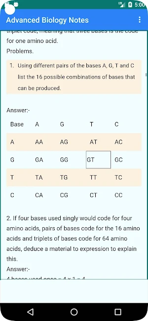 Advanced Level Biology screenshot 4