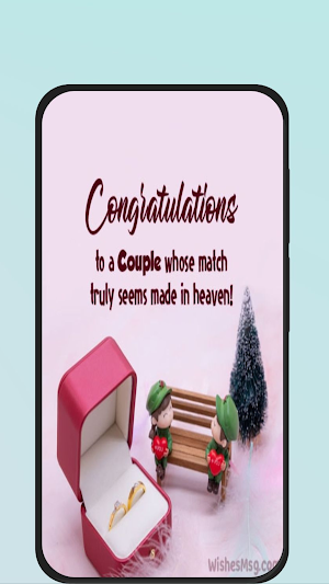 wedding congratulations card Screenshot 1
