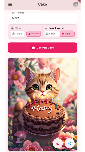 Birthday Cake Screenshot 2