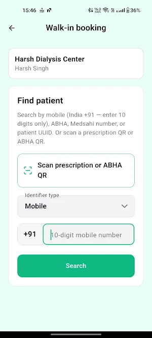 MedSahi Dialysis Screenshot 1