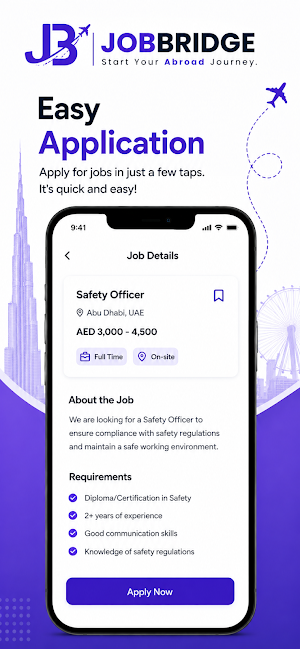 Job Bridge - Abroad Jobs Screenshot 2